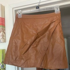 Free People Faux Leather Mini